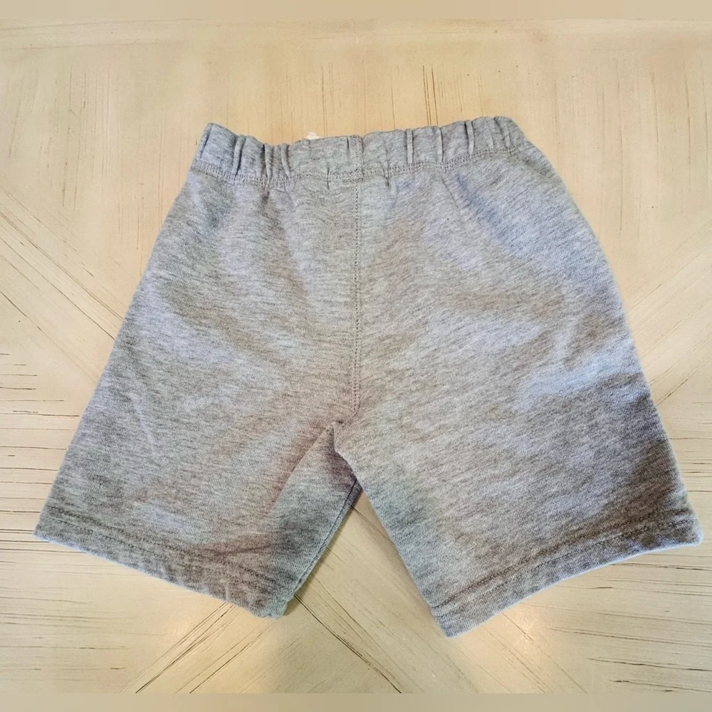 Children’s Place - Boys Terry Shorts – Size 5T – Bundle of 2 - Heather Gray